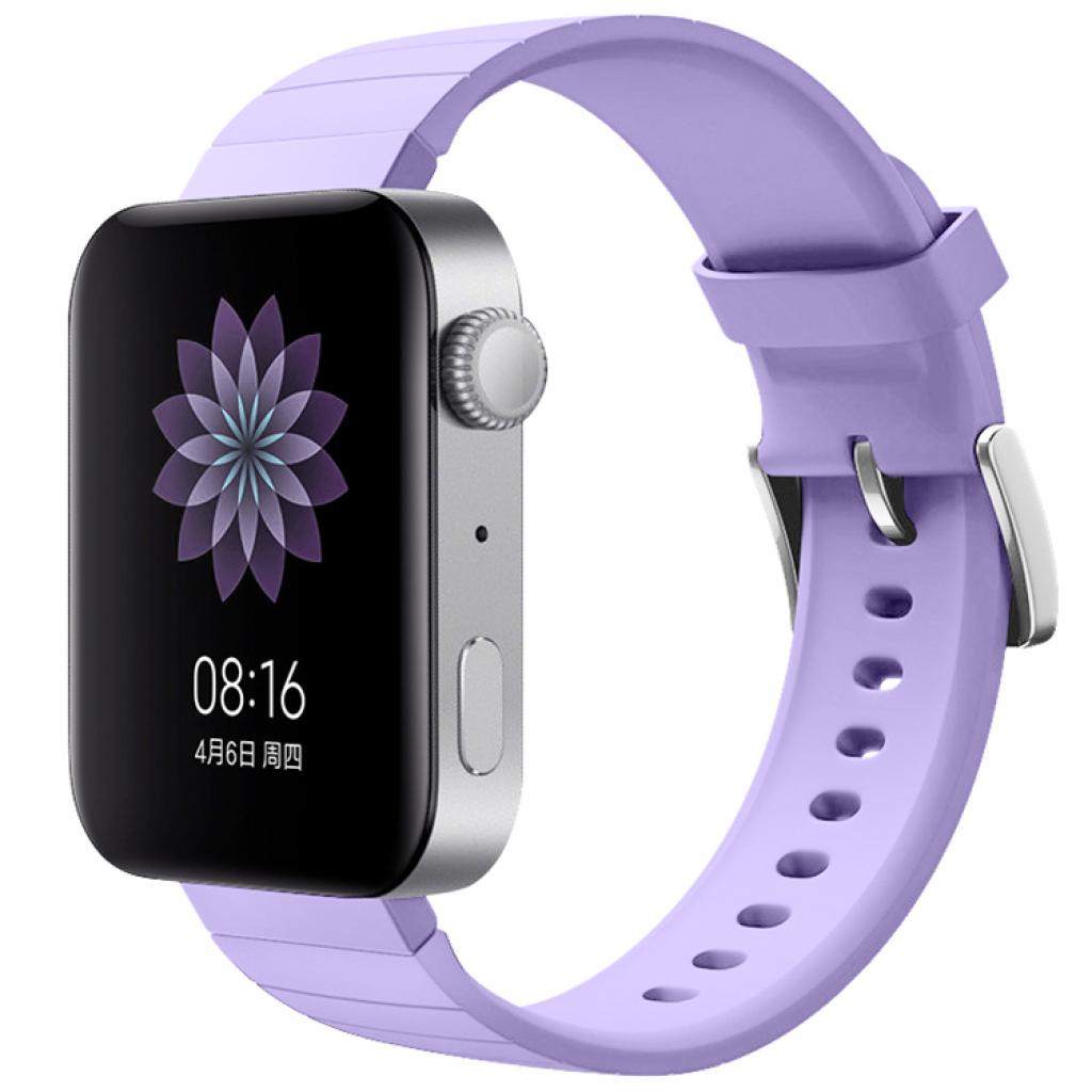 Ремінець до смарт-годинника BeCover Silicone для Xiaomi Mi Watch Light Purple (704515) - зображення 1