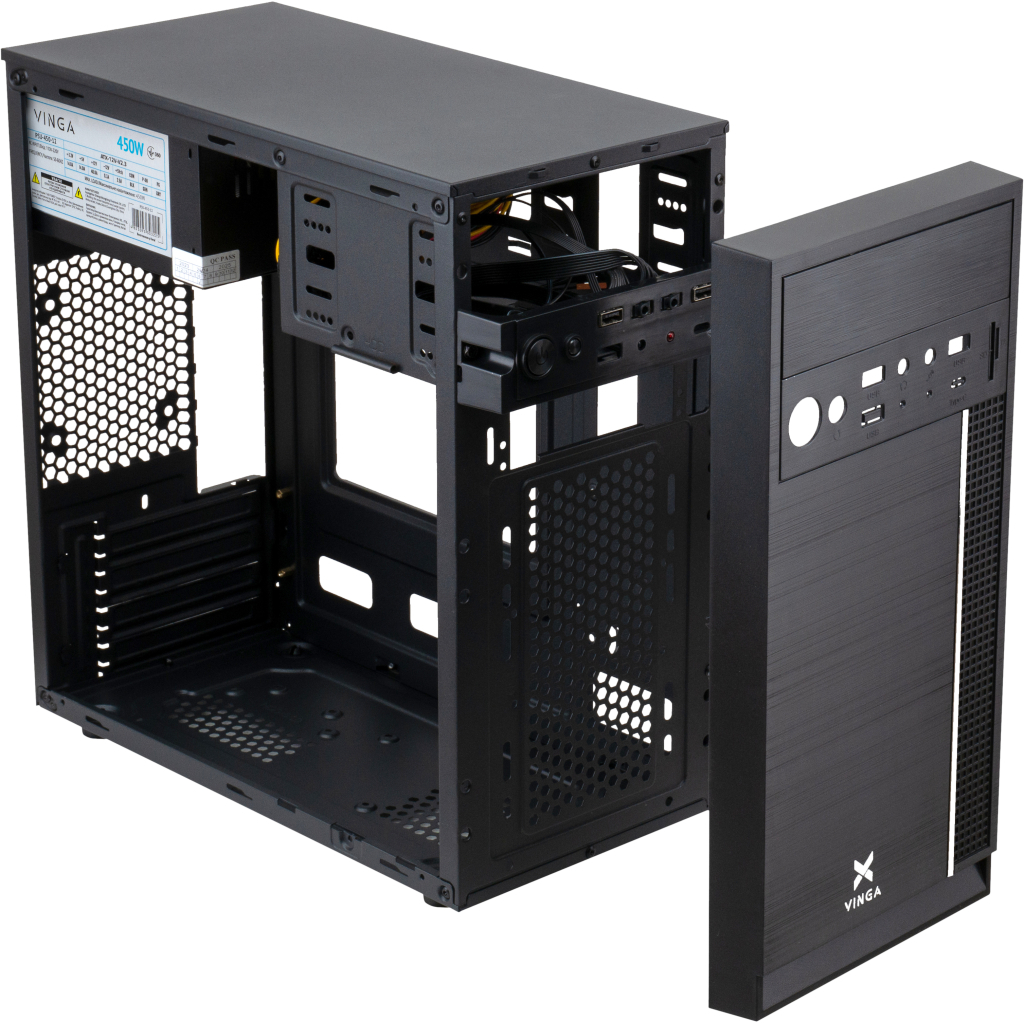 Корпус для ПК Vinga CS116-450W - зображення 7