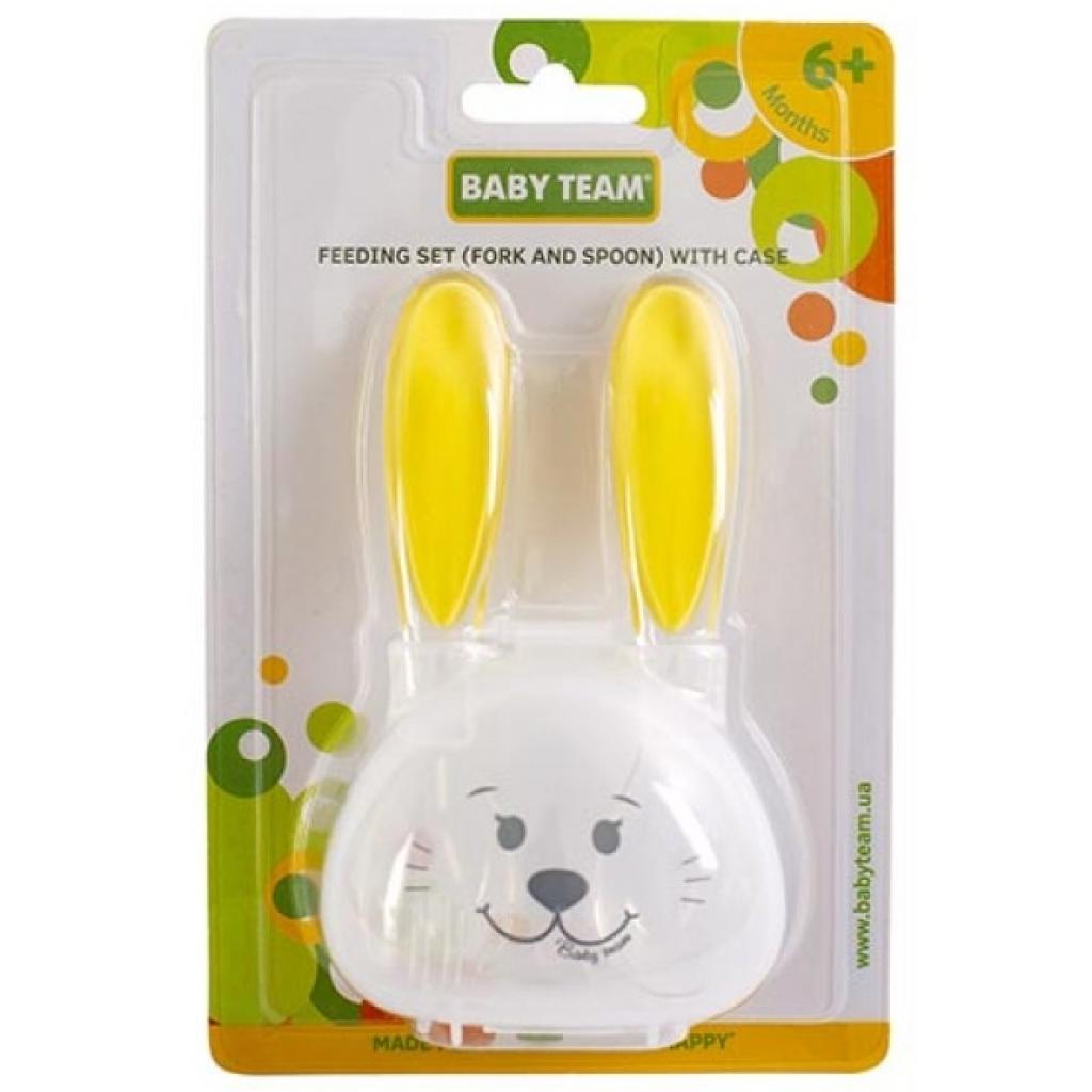 Набір дитячого посуду Baby Team виделка з ложкою у футлярі (6115) - picture 6