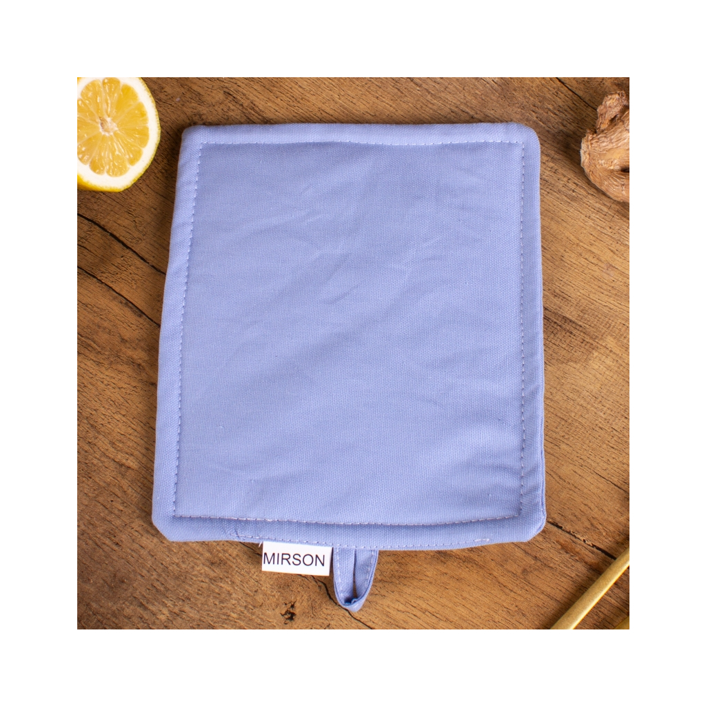 Кухонна прихватка MirSon рогожа/напівпанама №206 - Blue (2200006754015) - зображення 2