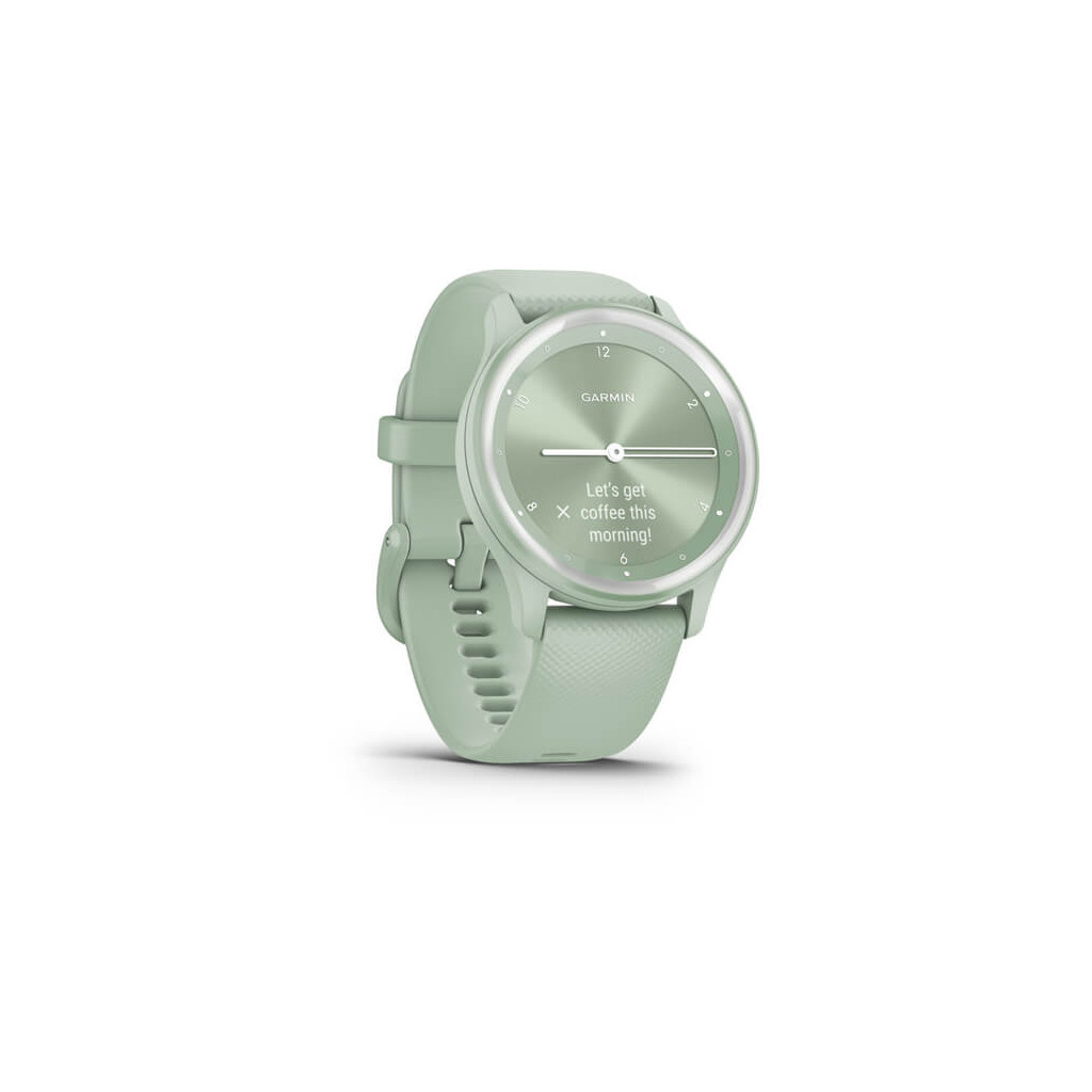 Смарт-годинник Garmin vivomove Sport, Cool mint, Silicone (010-02566-03) - зображення 3
