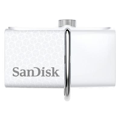 USB флеш накопичувач SanDisk 32GB Ultra Dual Drive White OTG USB 3.0 (SDDD2-032G-G46W) - зображення 1