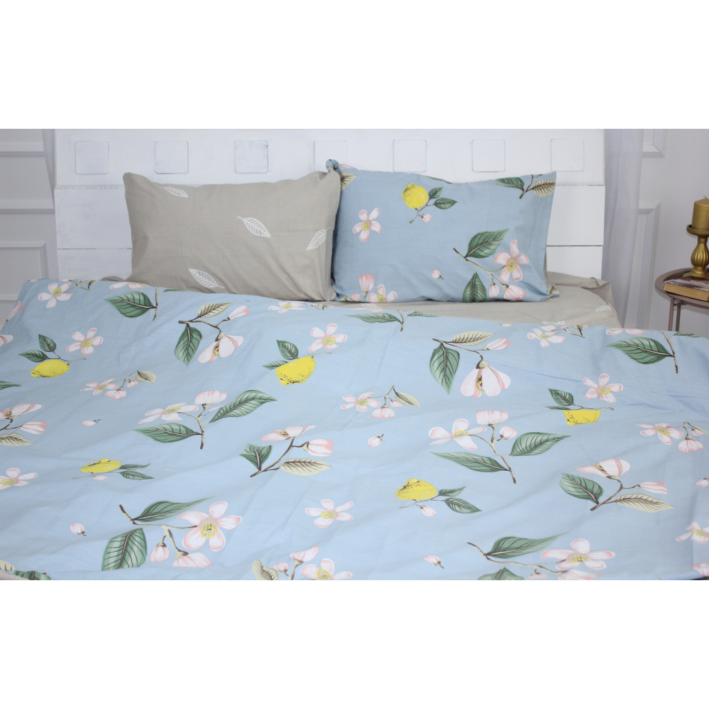 Постільна білизна MirSon Бязь Premium 17-0374 Flowers Євро (2200002668521) - зображення 2