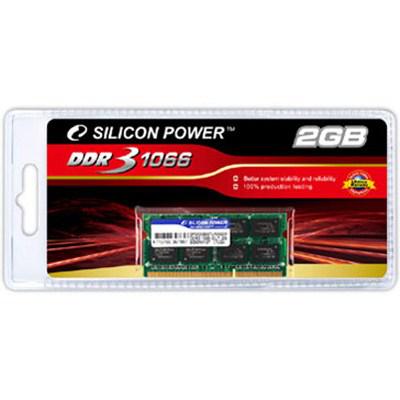 Модуль пам'яті для ноутбука SoDIMM DDR3 2GB 1066 MHz Silicon Power (SP002GBSTU106V02) - зображення 1