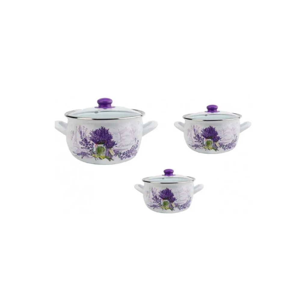 Набір посуду Gusto "Лаванда" (GT-T-3-L) - зображення 1