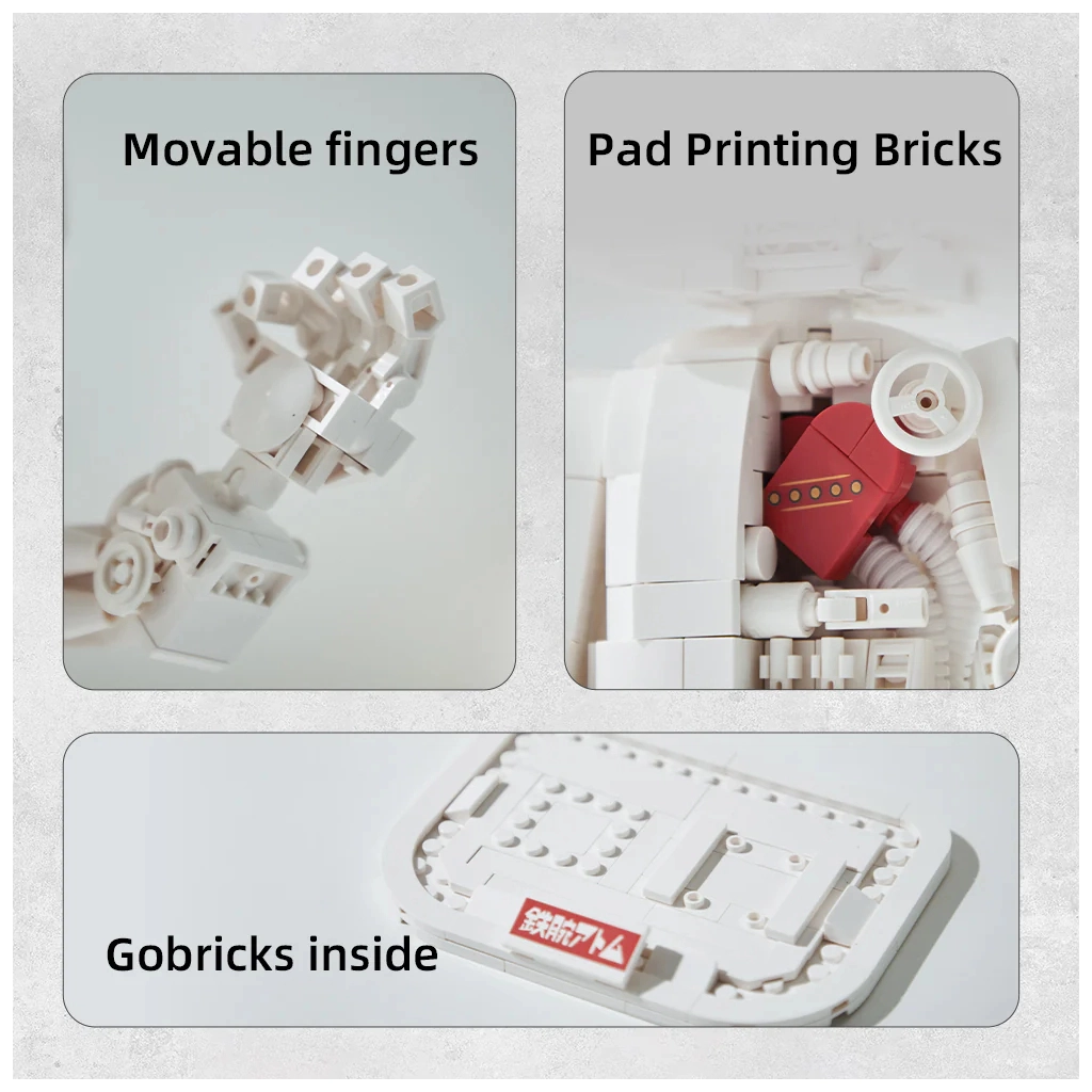 Конструктор Pantasy Astro Boy: Чисто біла версія (86206) - зображення 9