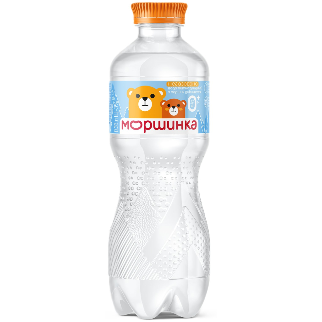 Мінеральна вода Моршинка 0.33 н/газ пет (4820017001618) - изображение 1
