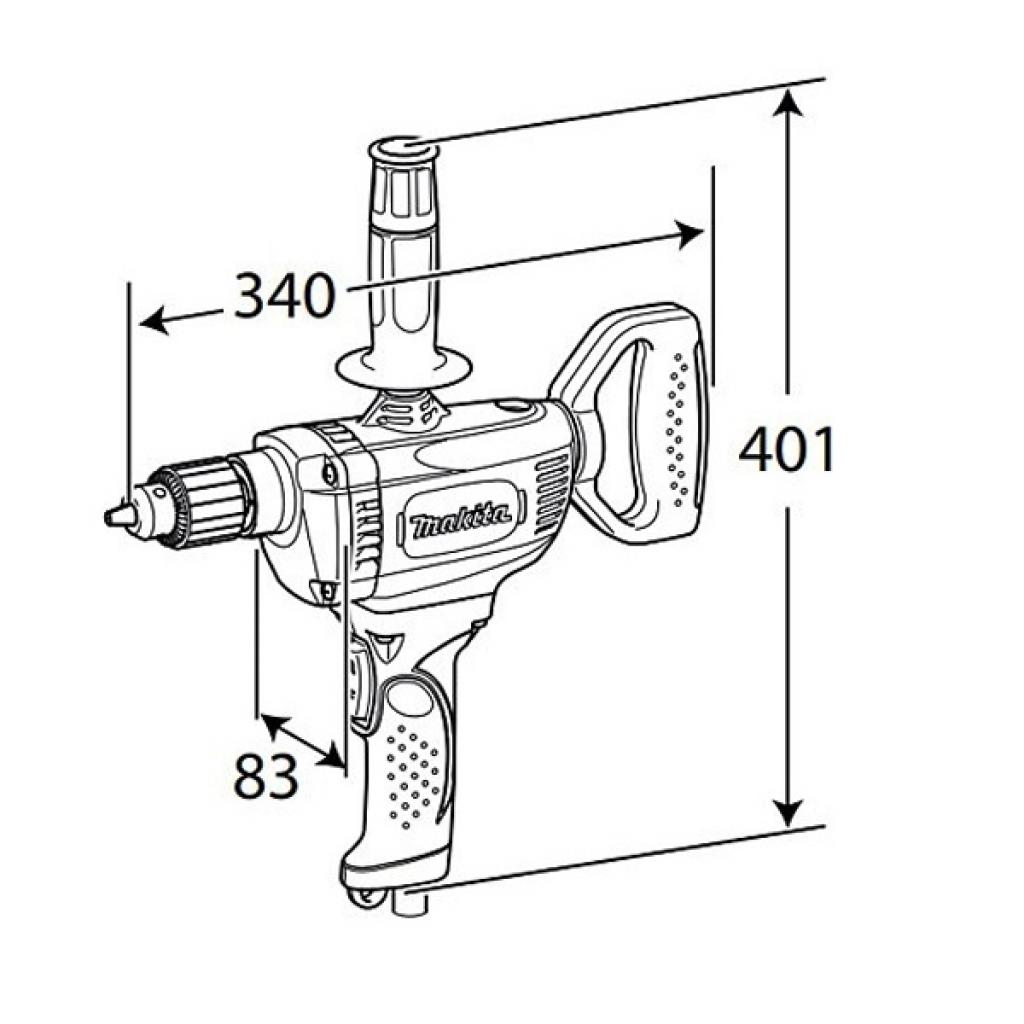 Дриль Makita DS4012 - зображення 3