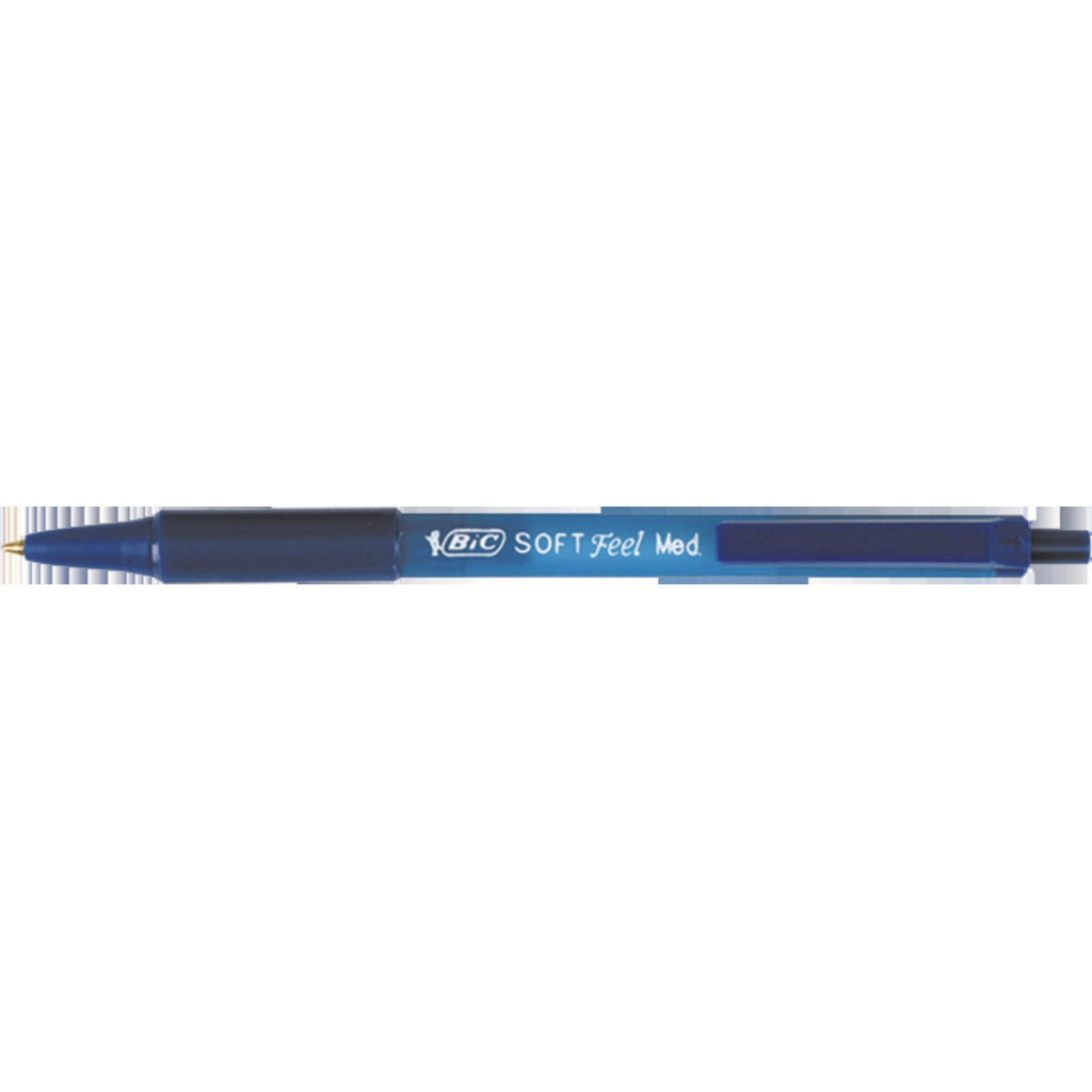 Ручка кулькова Bic Soft Feel Clic Grip, синя (bc8373982) - зображення 1