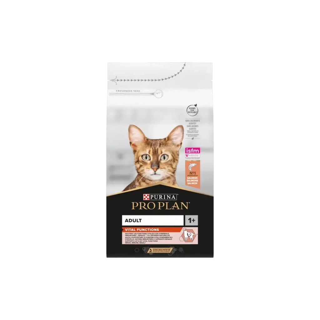 Сухий корм для кішок Purina Pro Plan Original Adult 1+ з лососем 1.5 кг (7613036508193) - зображення 1
