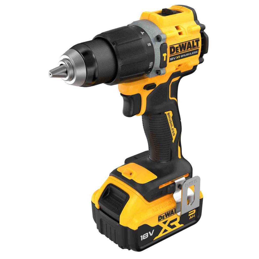 Шуруповерт DeWALT XR Li-Ion 18V 2x5Ah, 74 Нм, 0-450/0-1650 об/хв, 1.17 кг, TSTAK (DCD799P2T) - зображення 2