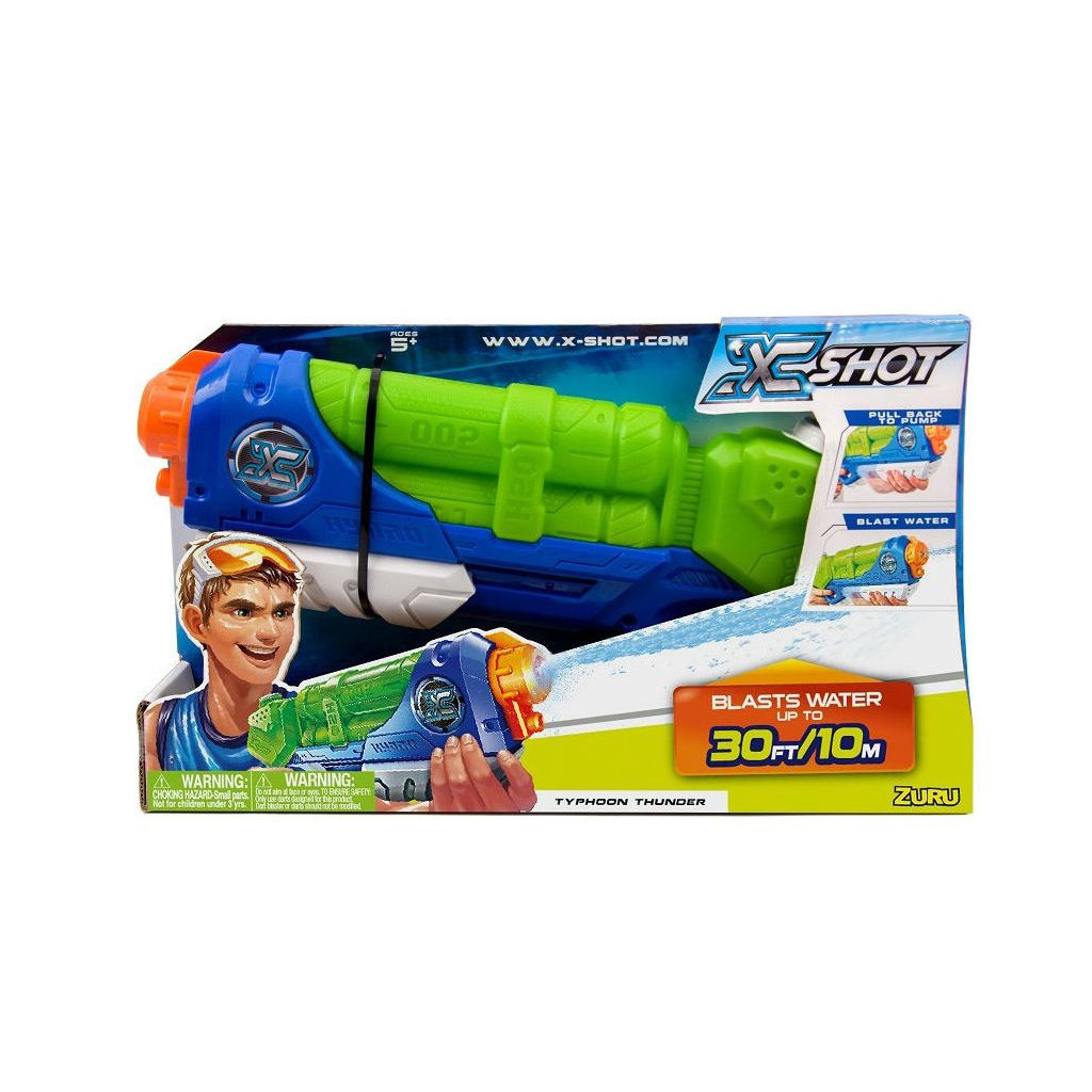 Іграшкова зброя Zuru X-Shot Водний бластер Medium Typhoon Thunder (01228) - зображення 2