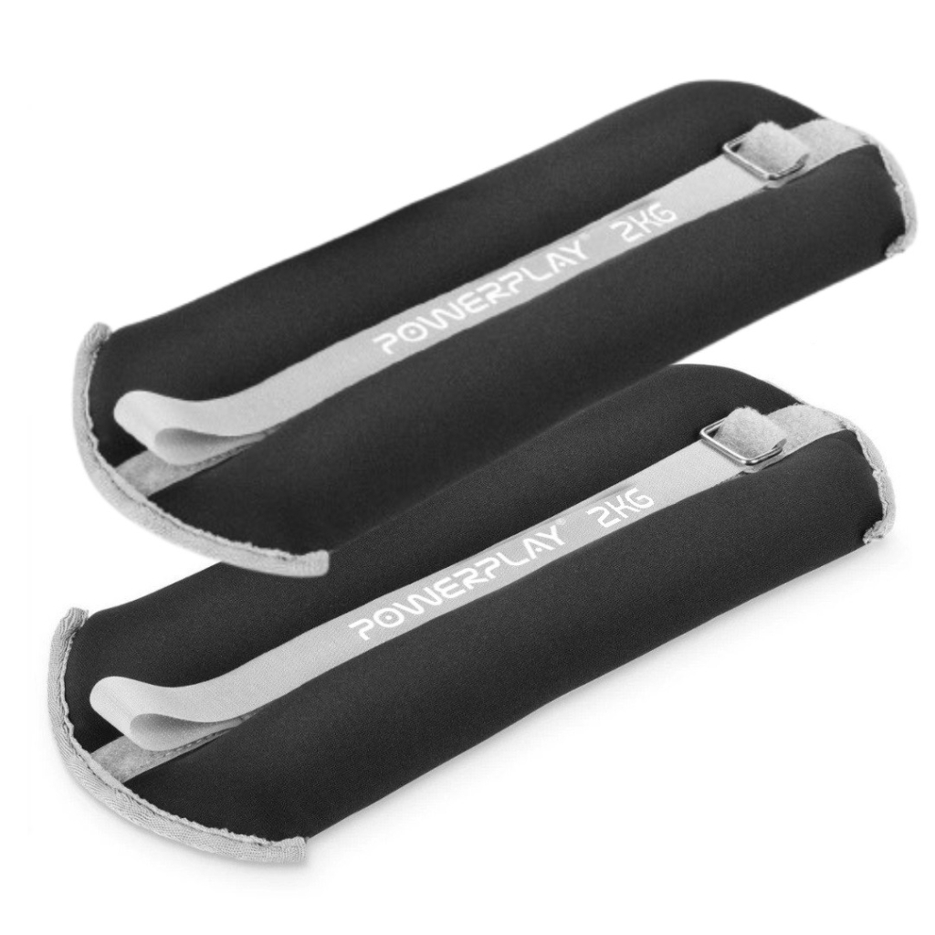Обважнювач PowerPlay PP-4349 Ankle/Wrist Weights 2 х 2 шт Чорні (PP_4349_Black_2) - зображення 2