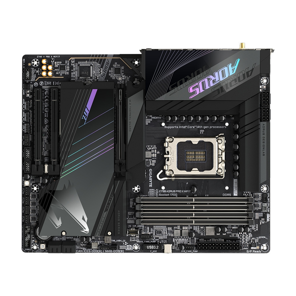 Материнська плата GIGABYTE Z790 AORUS PRO X WIFI7 (Z790 A PRO X WIFI7) - зображення 3
