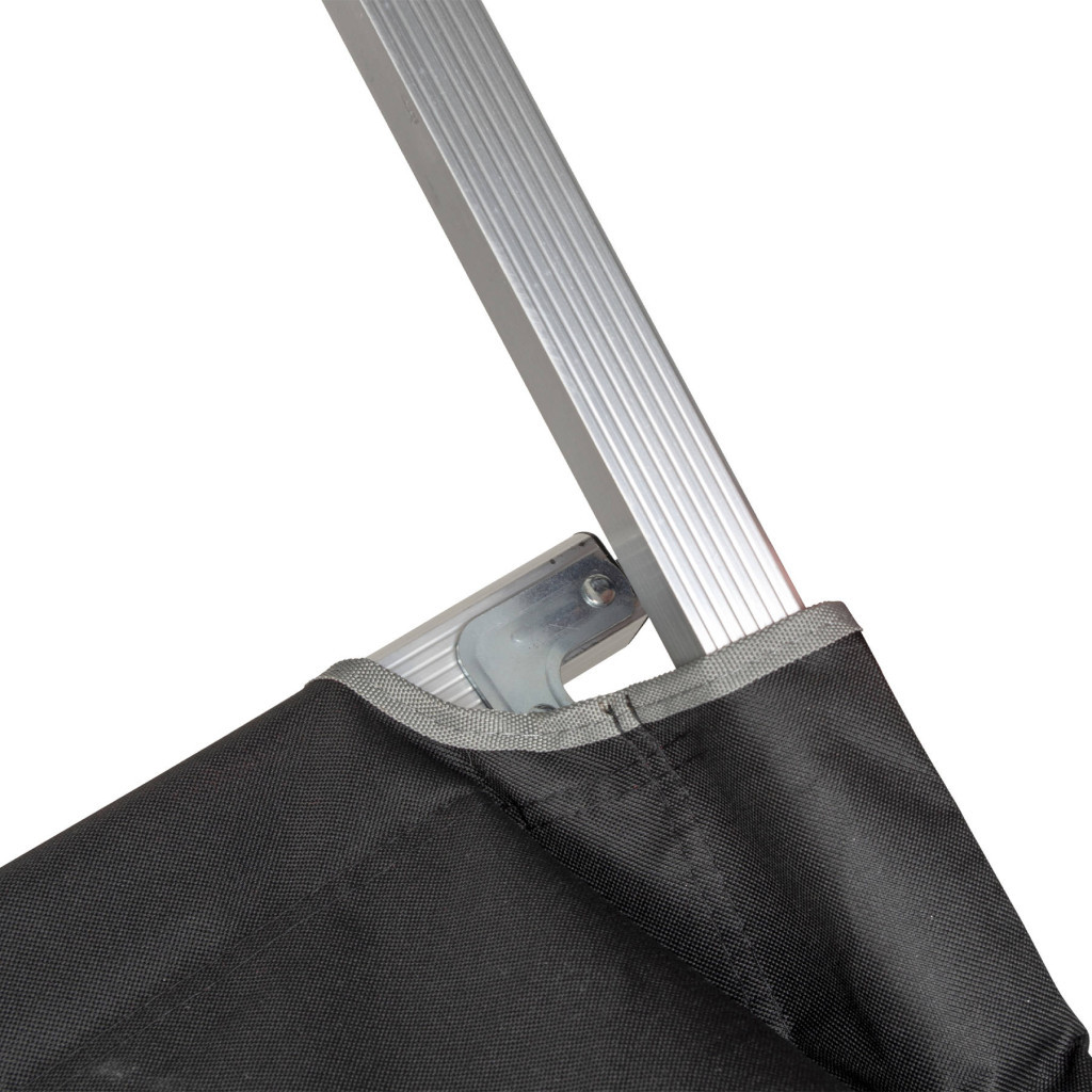 Розкладачка Bo-Camp Single XL Чорна (1304488) - зображення 7