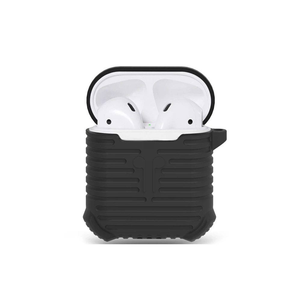 Чохол для навушників Protective i-Smile для Apple AirPods IPH1371 Black (702350) - зображення 2