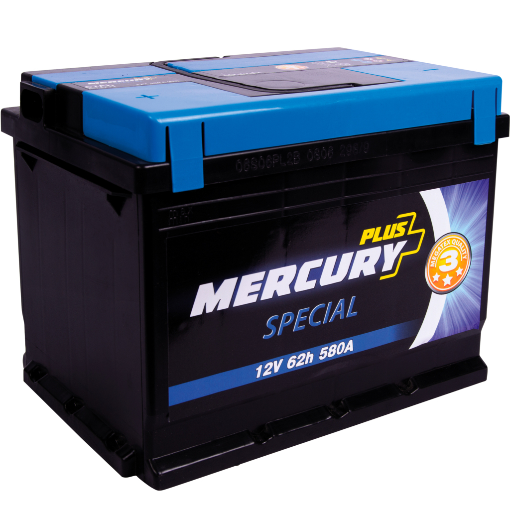 Акумулятор автомобільний MERCURY battery SPECIAL Plus 62Ah (P47289) - зображення 1