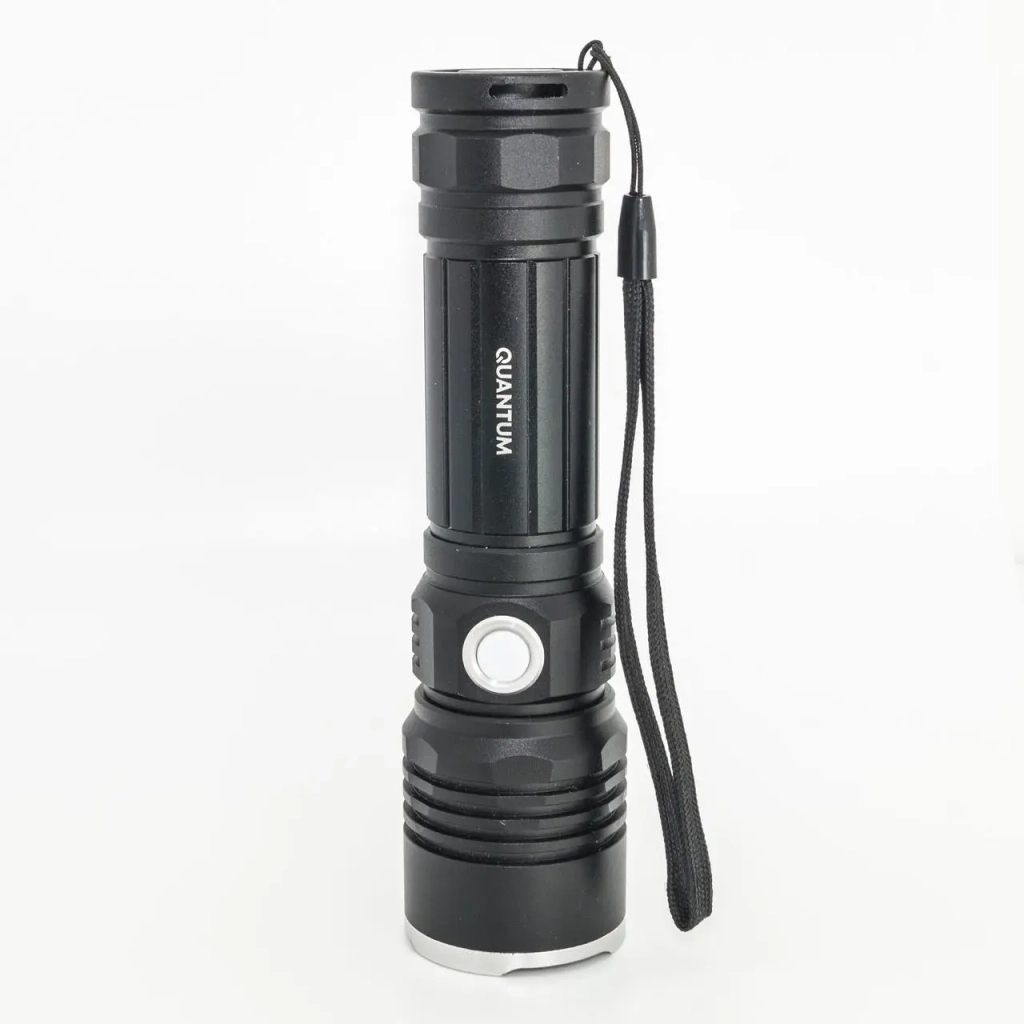 Ліхтар Quantum Solid-M 10W LED з USB + Li-ion18650/2600mAh box (QM-FL1020-18650/2600-CB) - зображення 5