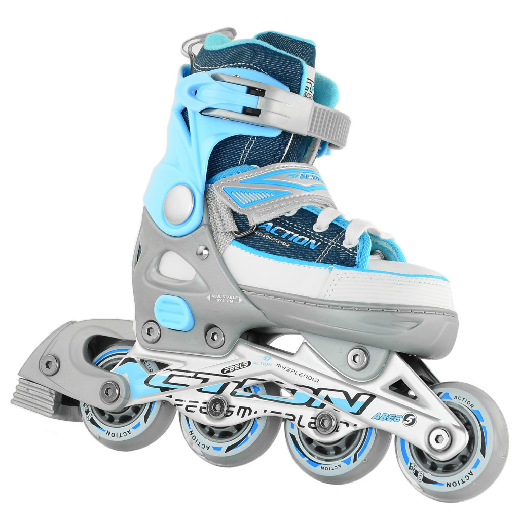 Роликові ковзани Action Kire Блакитні 29-32 (PW-126B-13-2BLUE/29-32) - зображення 2