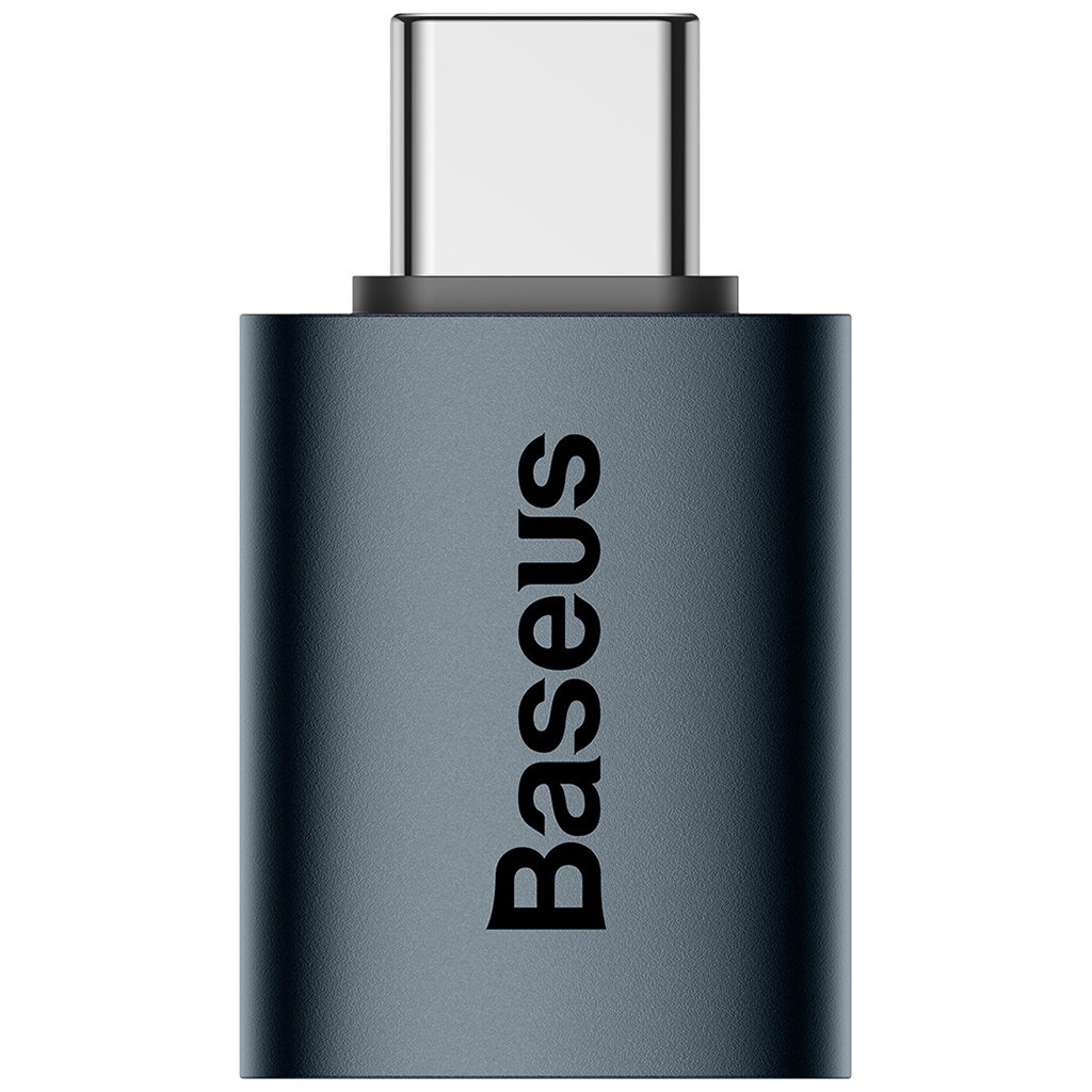 Перехідник OTG USB 3.1 AF to USB-C blue Baseus (ZJJQ000003) - зображення 2