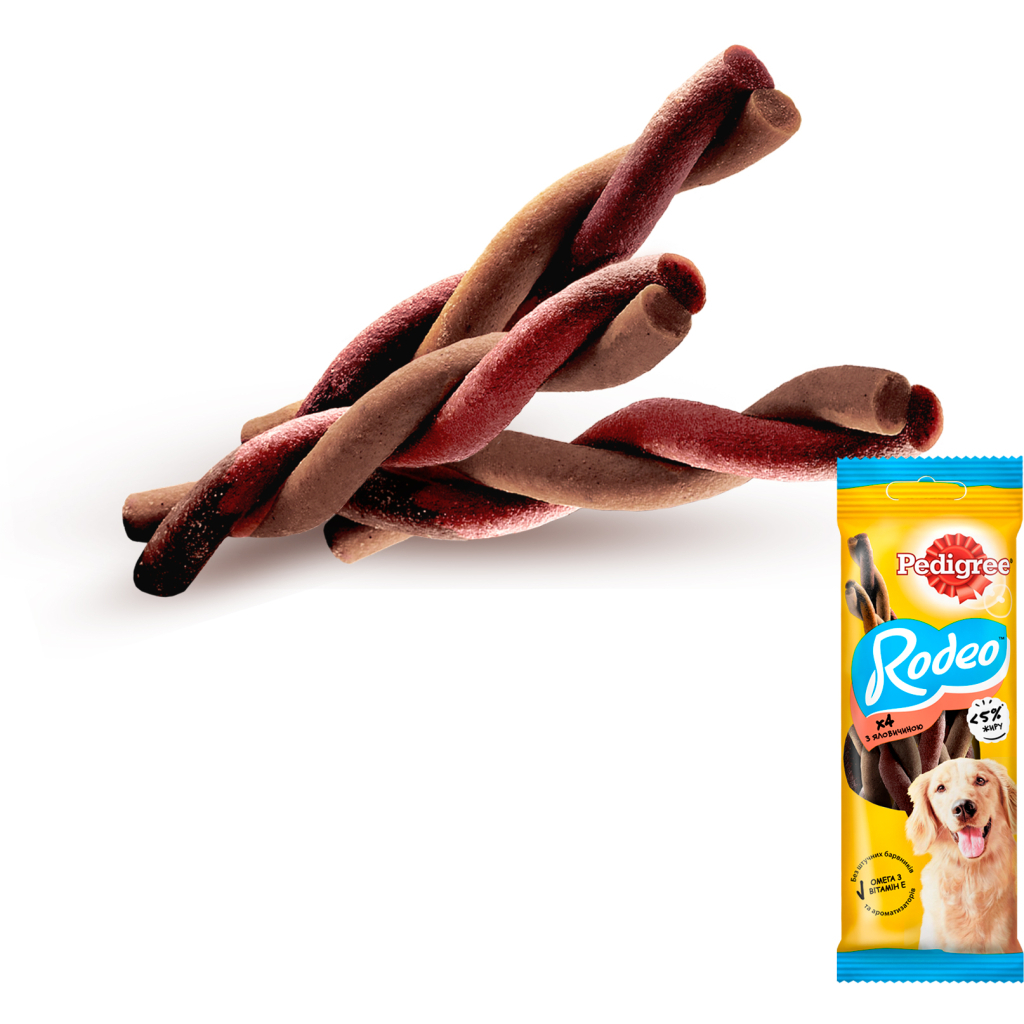 Ласощі для собак Pedigree Rodeo для чищення зубів 70 г (4008429090110) - зображення 3