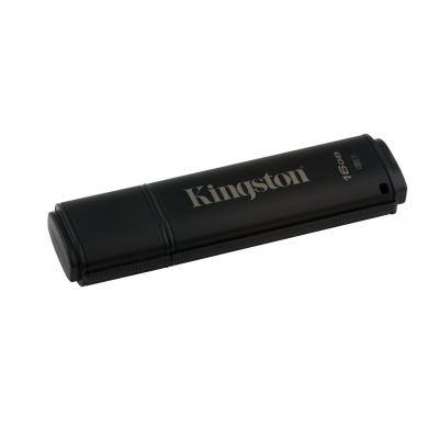USB флеш накопичувач Kingston 16GB DataTraveler 4000 G2 Metal Black USB 3.0 (DT4000G2/16GB) - зображення 2
