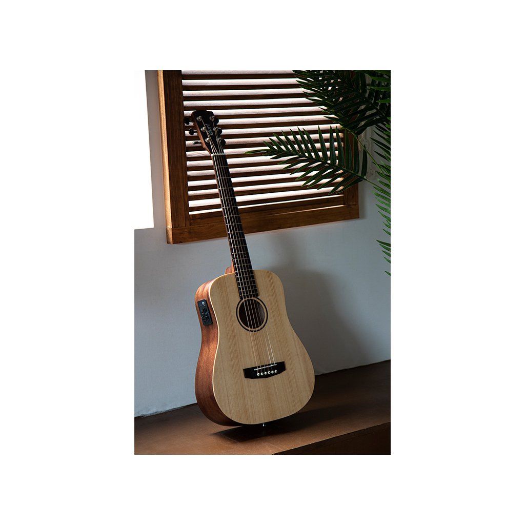 Гітара електроакустична Cort Earth Mini E Adirondack (Open Pore) - зображення 7