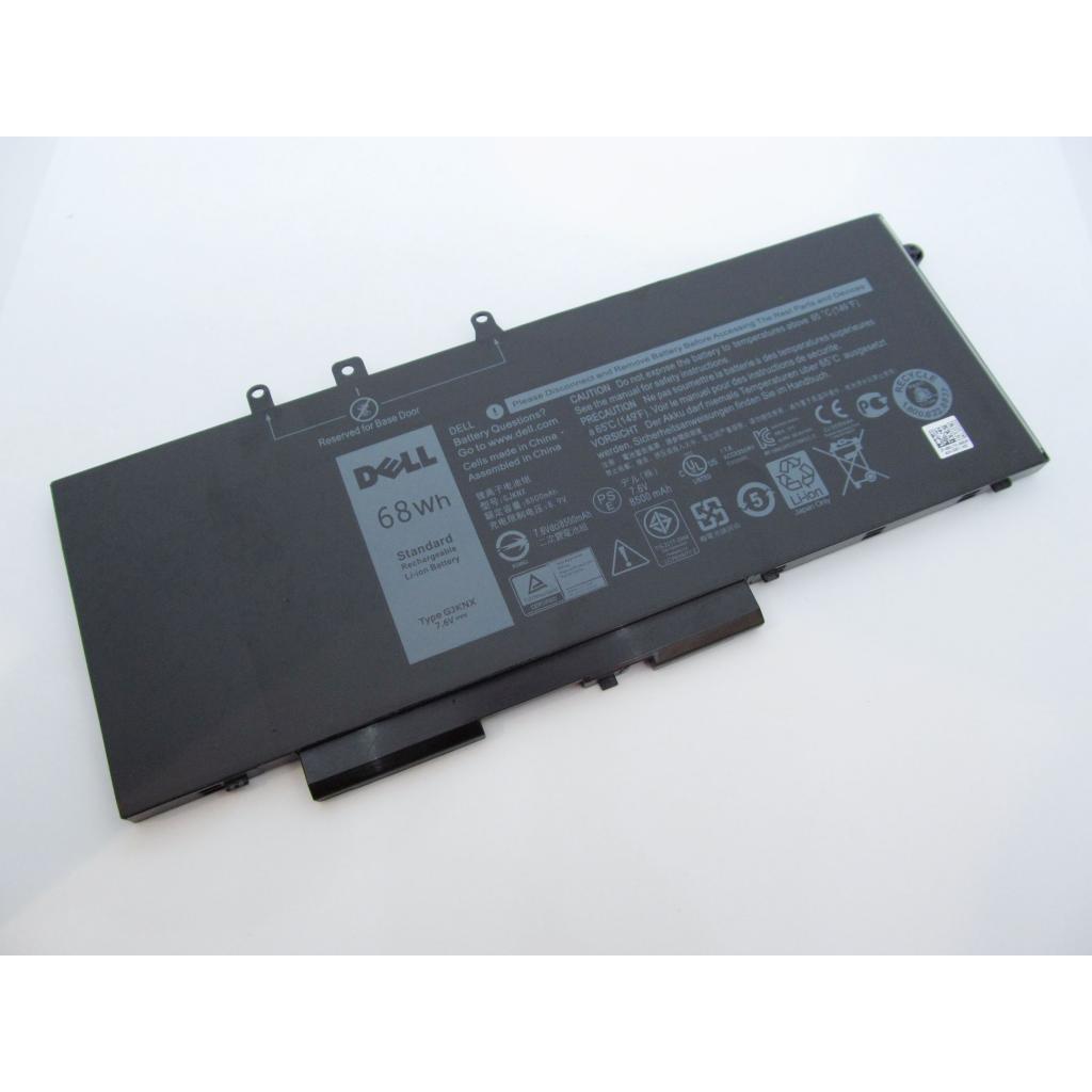 Акумулятор до ноутбука Dell Latitude 5480 GJKNX (long), 68Wh (8500mAh), 4cell, 7.6V, Li-ion (A47312) - зображення 2