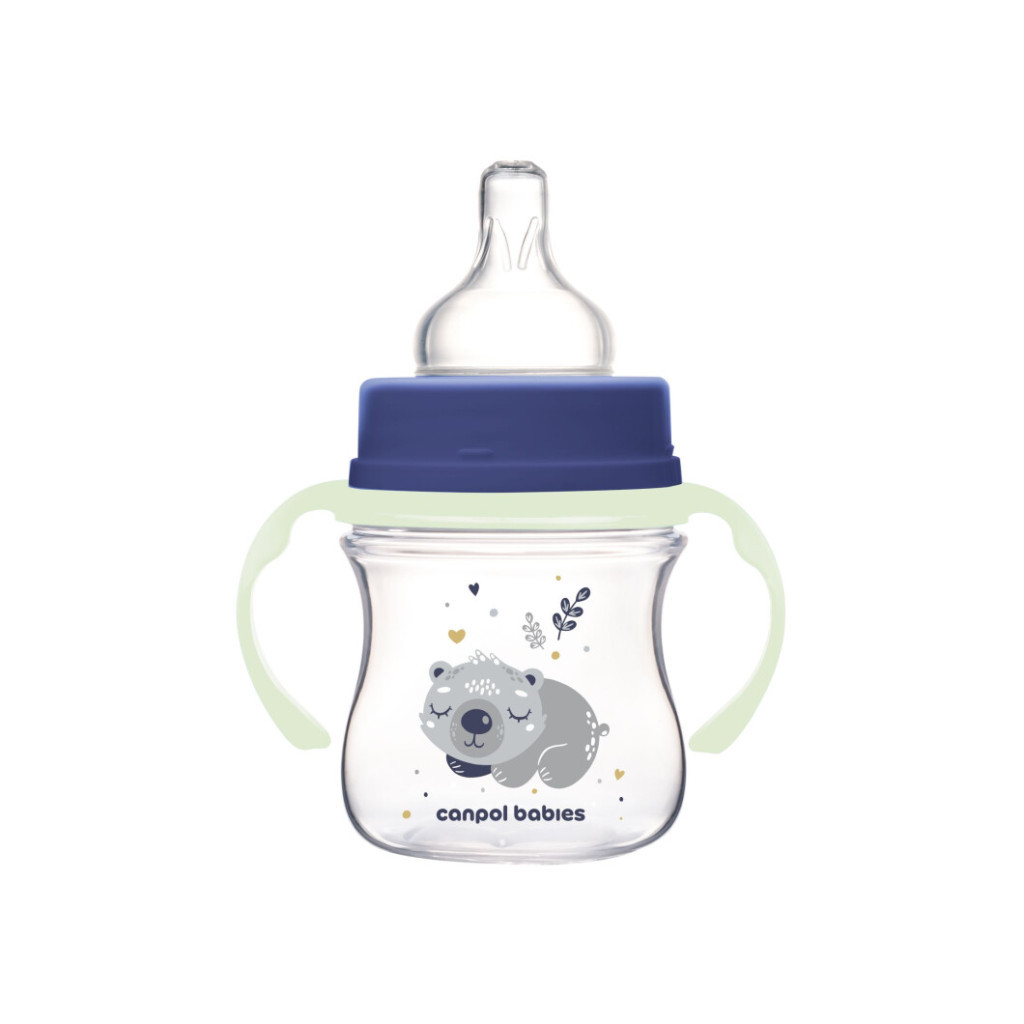 Пляшечка для годування Canpol babies Easystart Sleepy Koala 120 мл блакитна (35/236_blu) - изображение 2