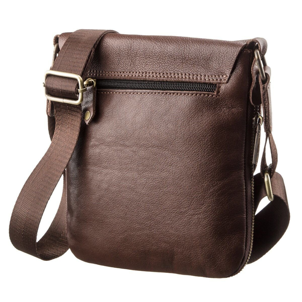 Сумка Shvigel Чоловіча шкіряна Коричнева (19114) - зображення 2