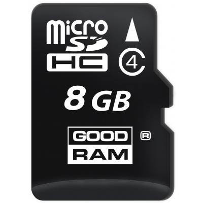 Карта пам'яті Goodram 8GB microSDHC Class 4 (SDU8GHCGRR10) - зображення 1
