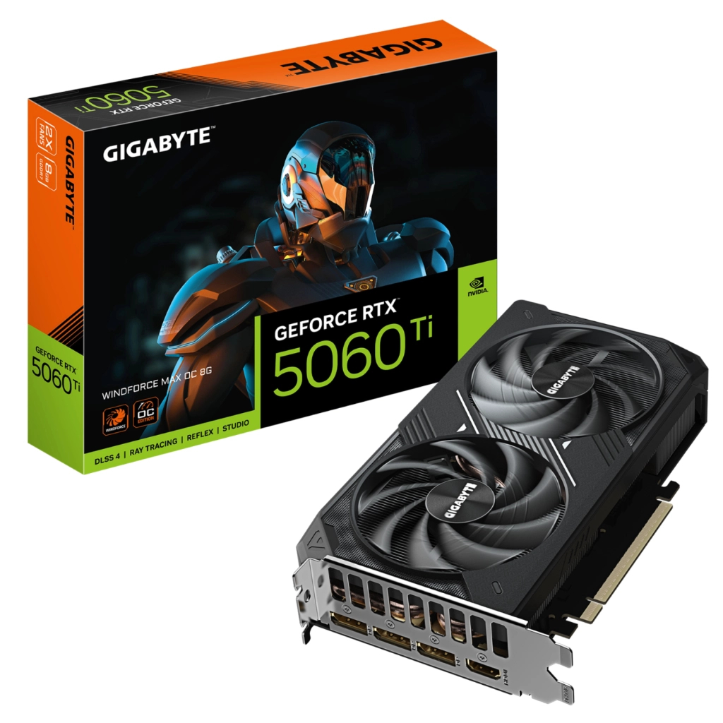 Відеокарта GIGABYTE GeForce RTX5060Ti 8Gb WINDFORCE MAX OC (GV-N506TWF2MAX OC-8GD) - зображення 10