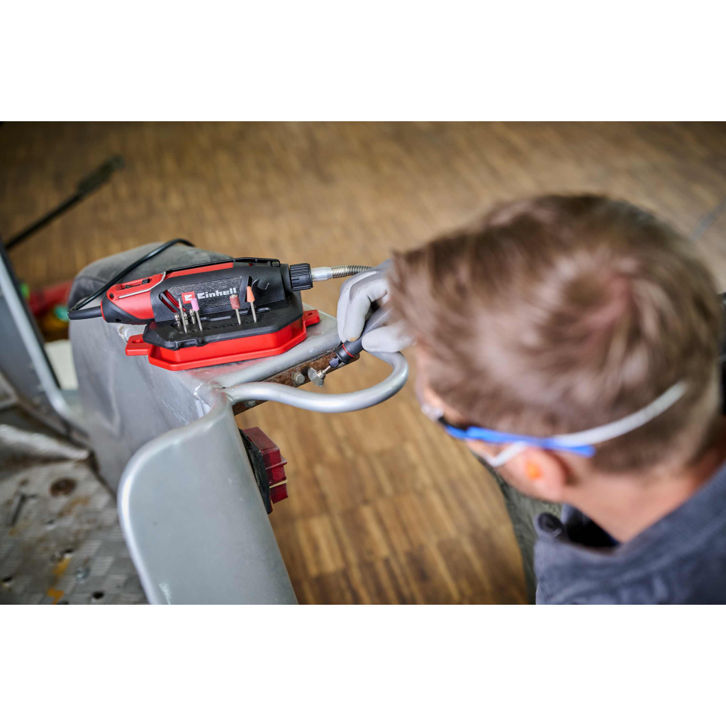 Гравер Einhell TC-MT 150E 150Вт, гнучкий вал, набір насадок (4419380) - изображение 11