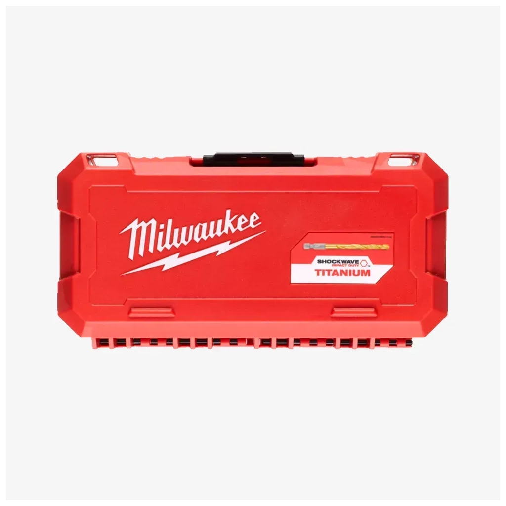Набір свердл Milwaukee по металу PACKOUT RedHEX HSS-G TiN, 19шт (4932493866) - изображение 3