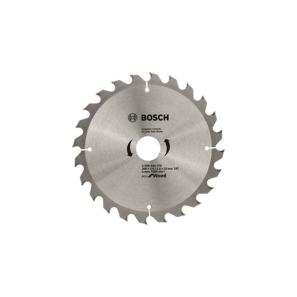 Диск пильний Bosch ECO WO 200x32-24T (2.608.644.379) - зображення 1