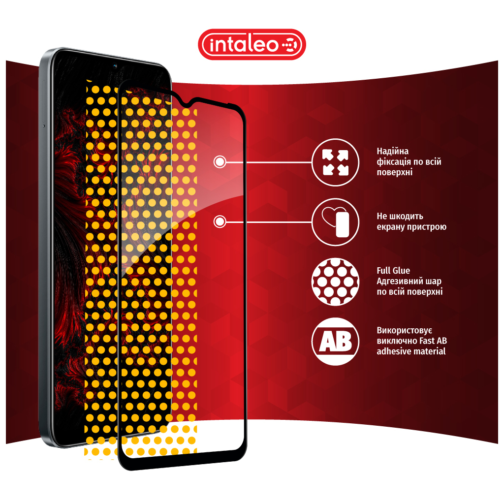 Скло захисне Intaleo Full Glue RealMe C25 Black (1283126518522) - зображення 7