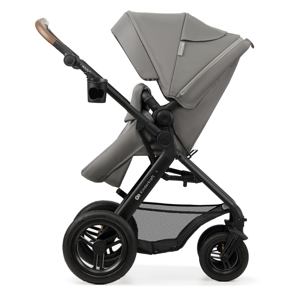 Коляска Kinderkraft 3 в 1 Moov 2 Air Light Gray (KSMOOV02LGR3000) (5902533925940) - зображення 8