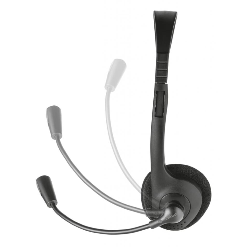 Навушники Trust Primo Chat 3.5mm BLACK (21665) - зображення 2