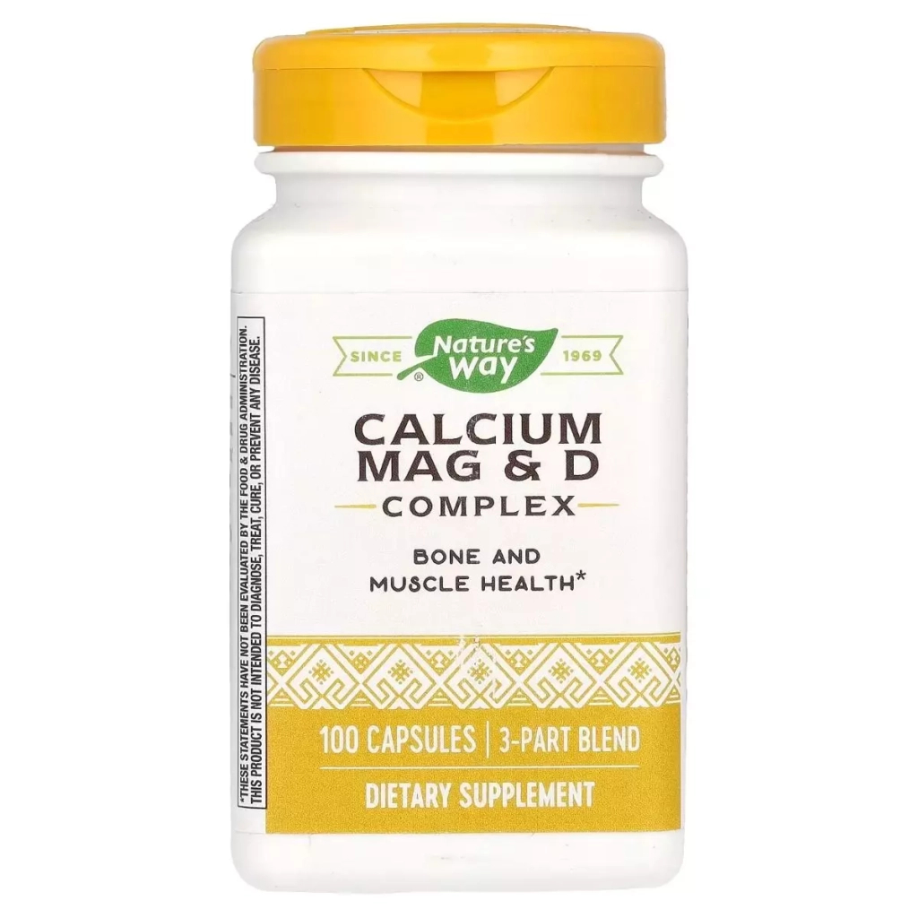 Вітамін Nature's Way Комплекс кальцій, магній та вітамін D, Calcium Mag & D Complex, 100 к (NWY-41420) - зображення 1