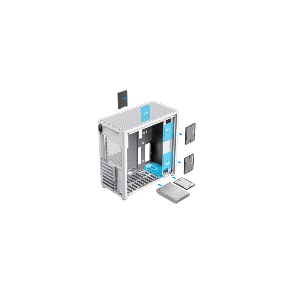 Корпус Gamemax Spark Pro Full White - зображення 8