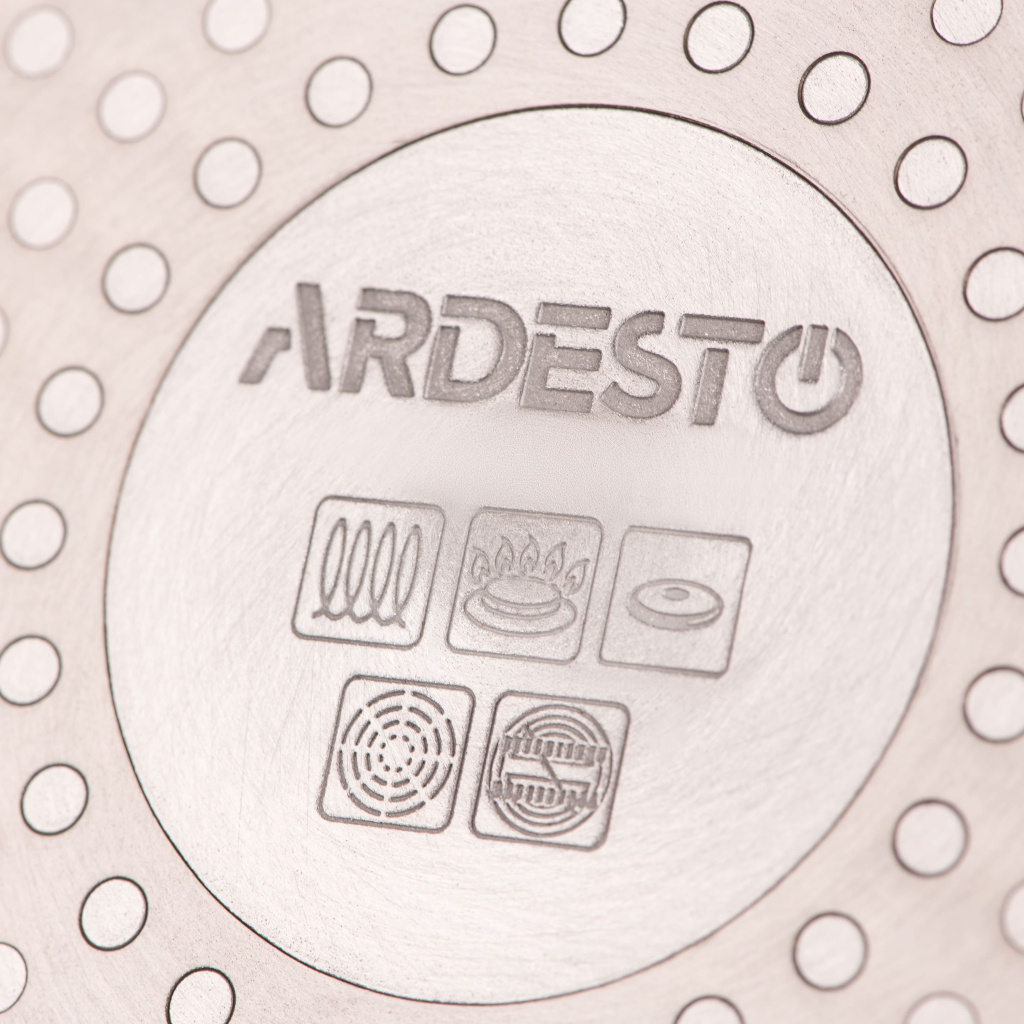 Сковорода Ardesto Gemini Gourmet Andria, 26см, алюміній, чорний (AR1926GMG) - зображення 10
