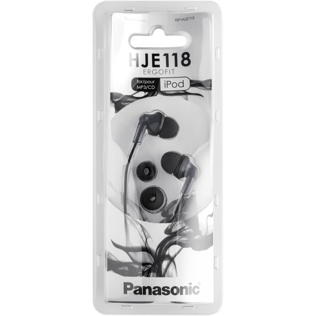 Навушники Panasonic RP-HJE118GU-K - зображення 4