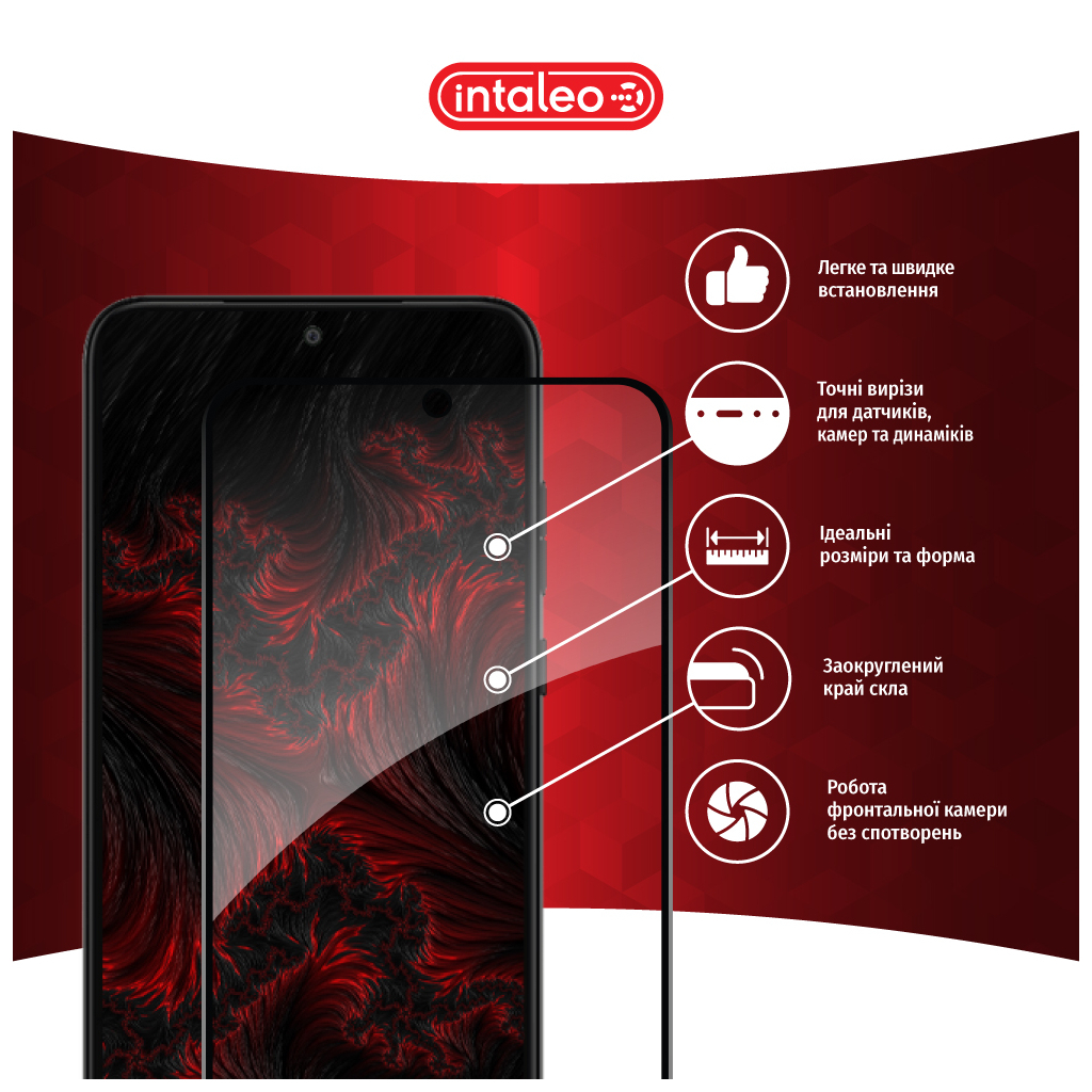 Скло захисне Intaleo Full Glue MOTO EDGE 30 Neo Black (1283126546709) - зображення 3