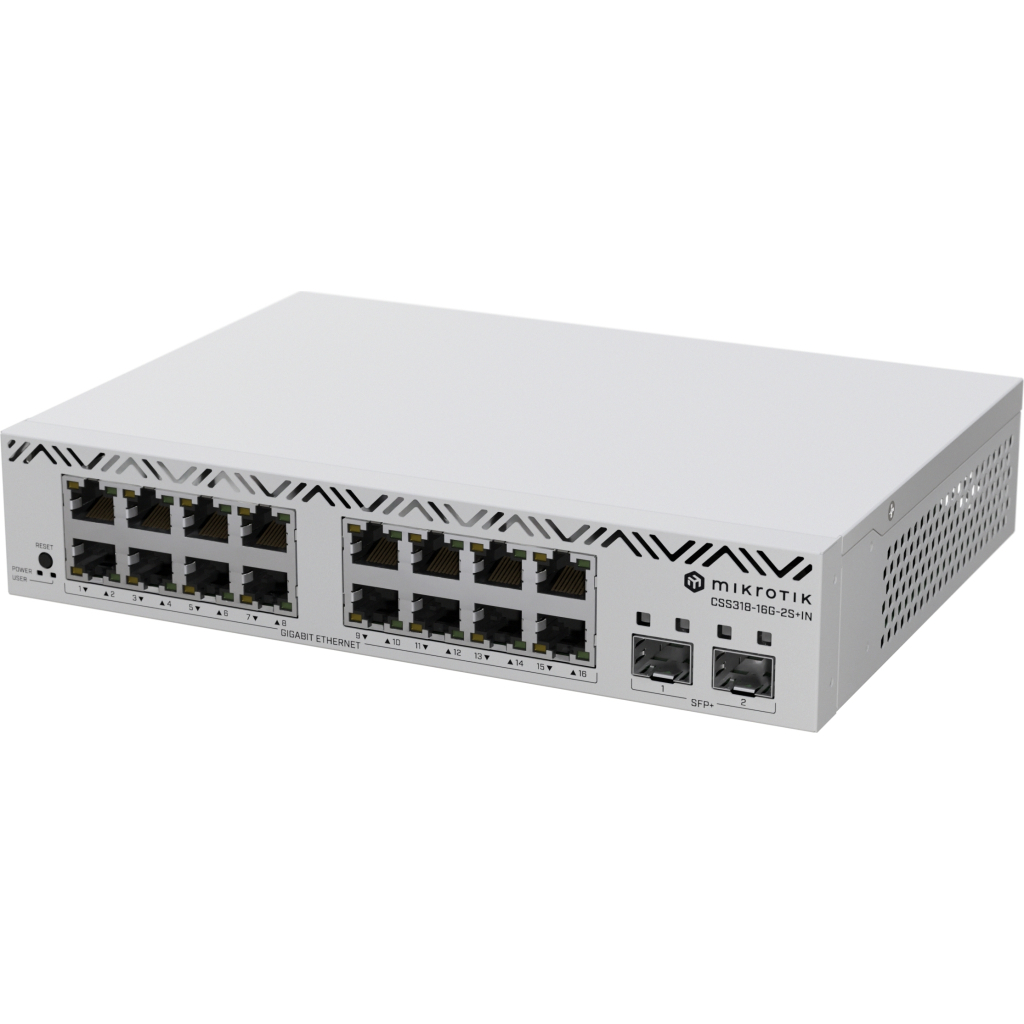 Комутатор мережевий Mikrotik CSS318-16G-2S+IN - изображение 2