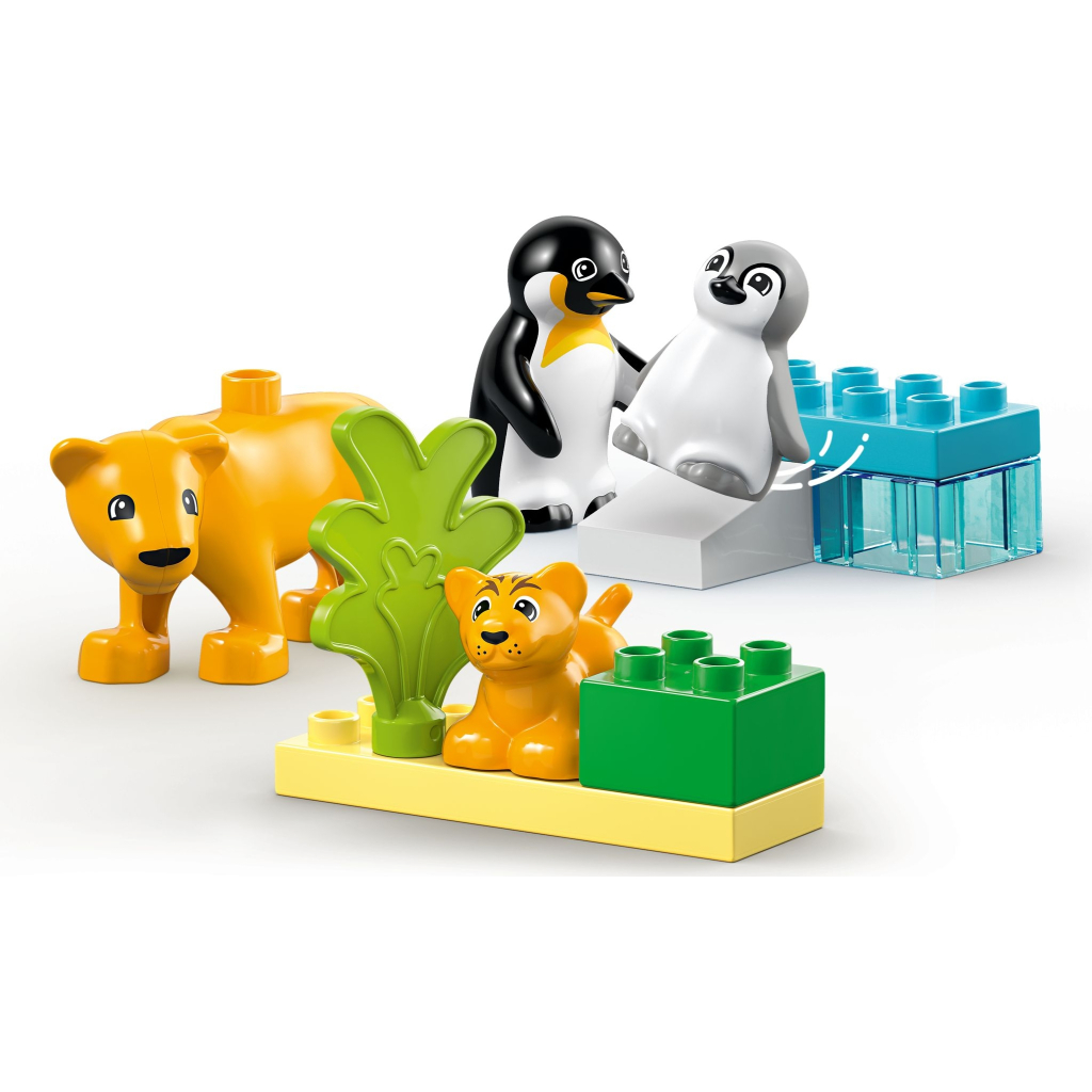 Конструктор LEGO DUPLO Town Сімейства диких тварин: Пінгвіни та Леви (10442) - зображення 3