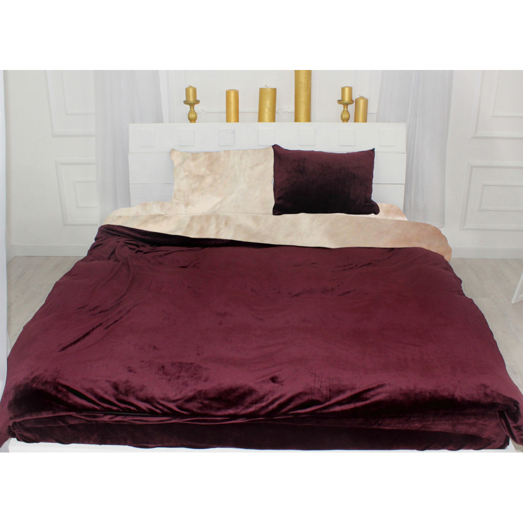 Постільна білизна MirSon Велюр Winter Frost 28-0004 + 28-0002 Adenium Velvet 143х210 (2200004006208) - зображення 1
