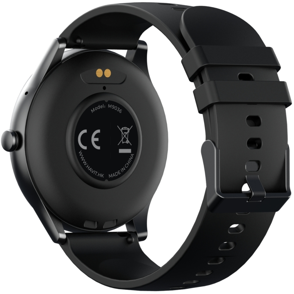 Смарт-годинник Havit HV-M9036 IP67 Bluetooth Call Black (HV-M9036 Black) - зображення 5