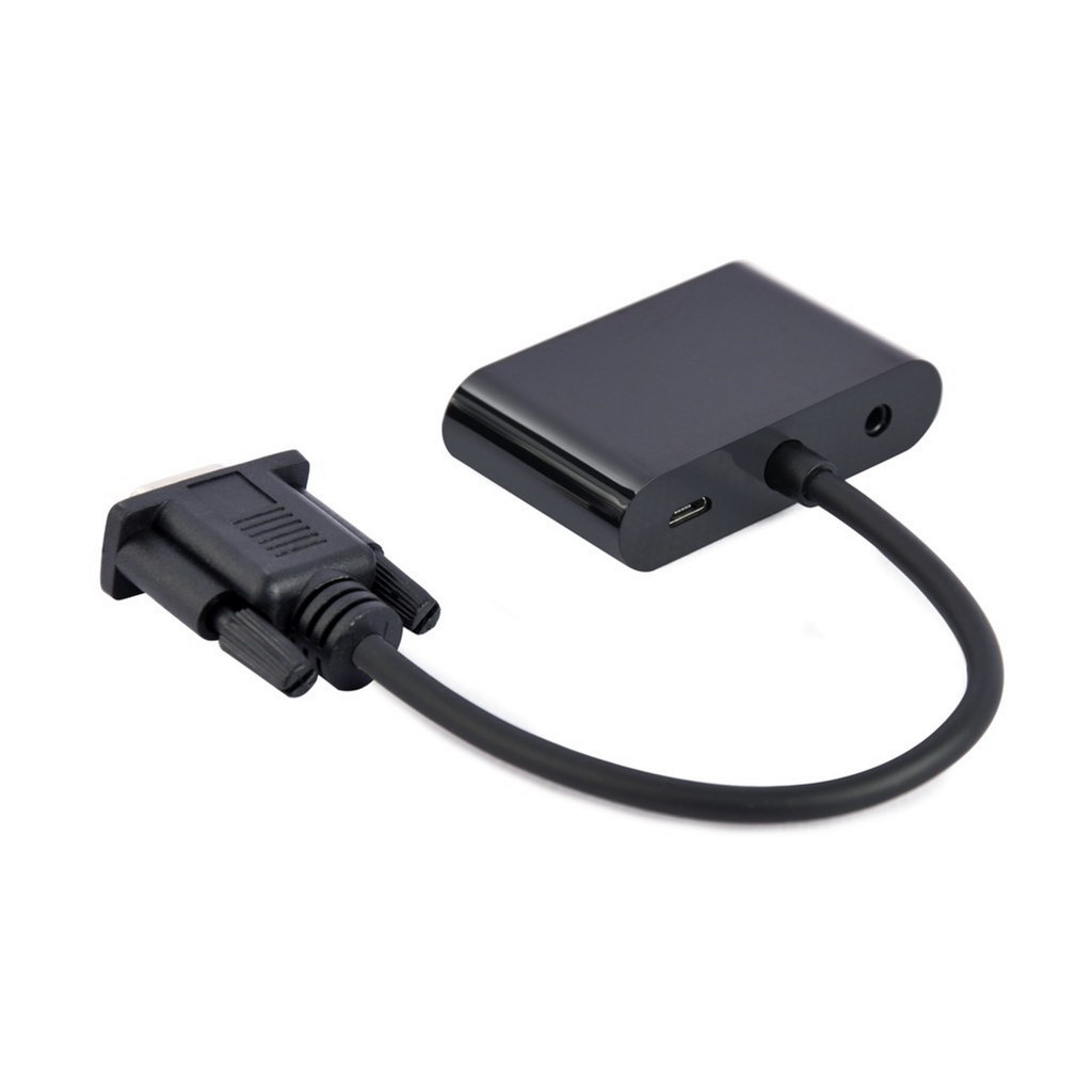 Перехідник Cablexpert VGA to HDMI/VGA+audio 3.5mm (A-VGA-HDMI-02) - изображение 2