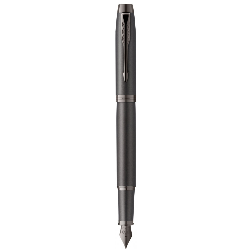 Ручка пір'яна Parker IM 17 Professionals Monochrome Titanium  FP F (28 011) - зображення 1