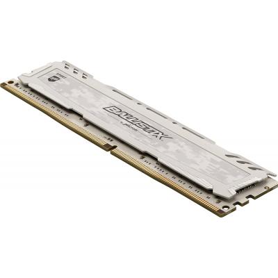 Модуль пам'яті для комп'ютера DDR4 8GB 2400 MHz Ballistix Sport LT White Micron (BLS8G4D240FSCK) - зображення 3